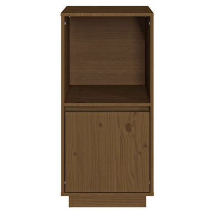 vidaXL Buffet marron miel 38x35x80 cm bois de pin massif
