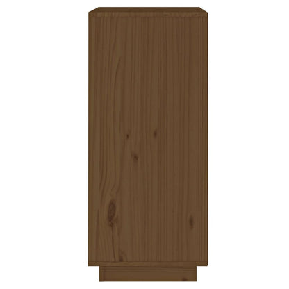 vidaXL Buffet marron miel 38x35x80 cm bois de pin massif
