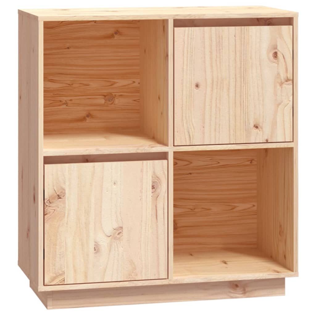 vidaXL Sideboard 74x35x80 cm Massivholz Kiefer