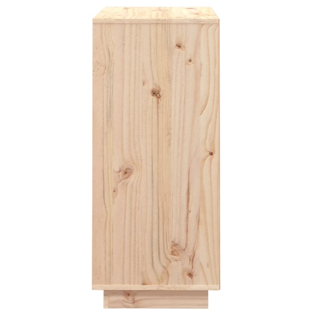 vidaXL Sideboard 74x35x80 cm Massivholz Kiefer