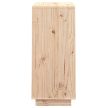 vidaXL Sideboard 74x35x80 cm Massivholz Kiefer