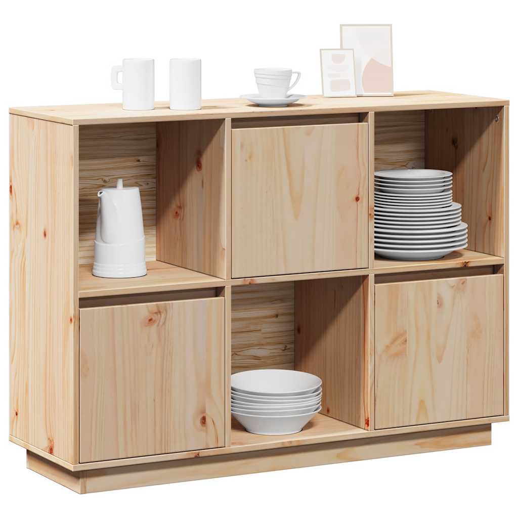 vidaXL Commode 110,5x35x80 cm Pin massif