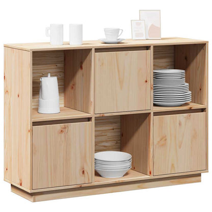 vidaXL Commode 110,5x35x80 cm Pin massif