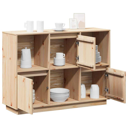 vidaXL Commode 110,5x35x80 cm Pin massif