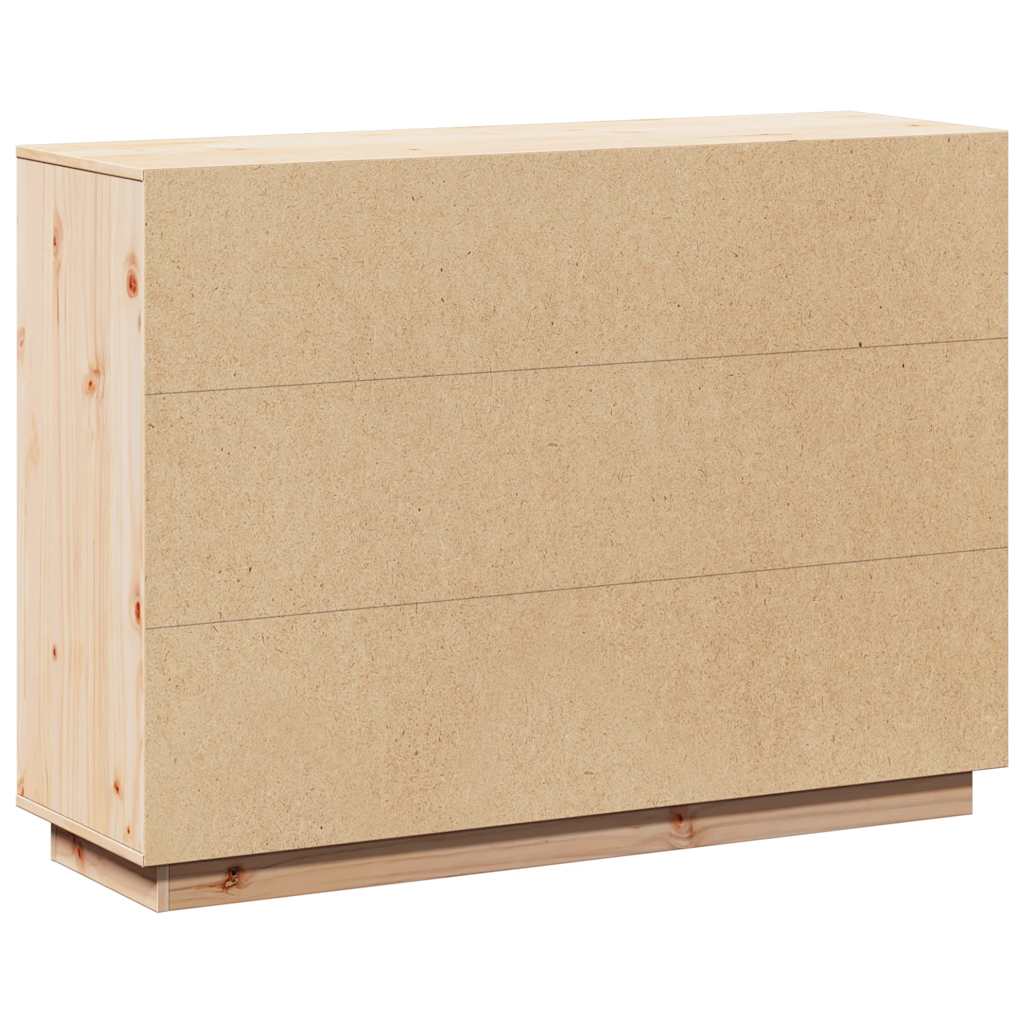 vidaXL Commode 110,5x35x80 cm Pin massif