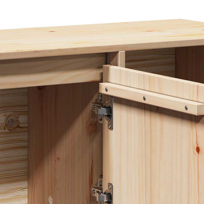 vidaXL Commode 110,5x35x80 cm Pin massif