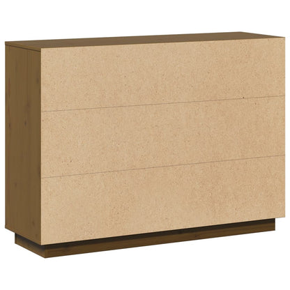 Sideboard Honigbraun 110,5x35x80 cm Massivholz Kiefer