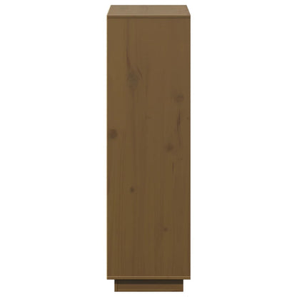vidaXL Highboard Honigbraun 74x35x117 cm Massivholz Kiefer