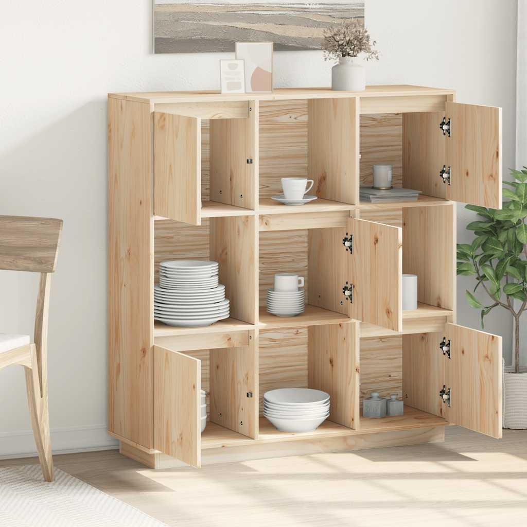 vidaXL Highboard 110,5x35x117 cm bois de pin massif