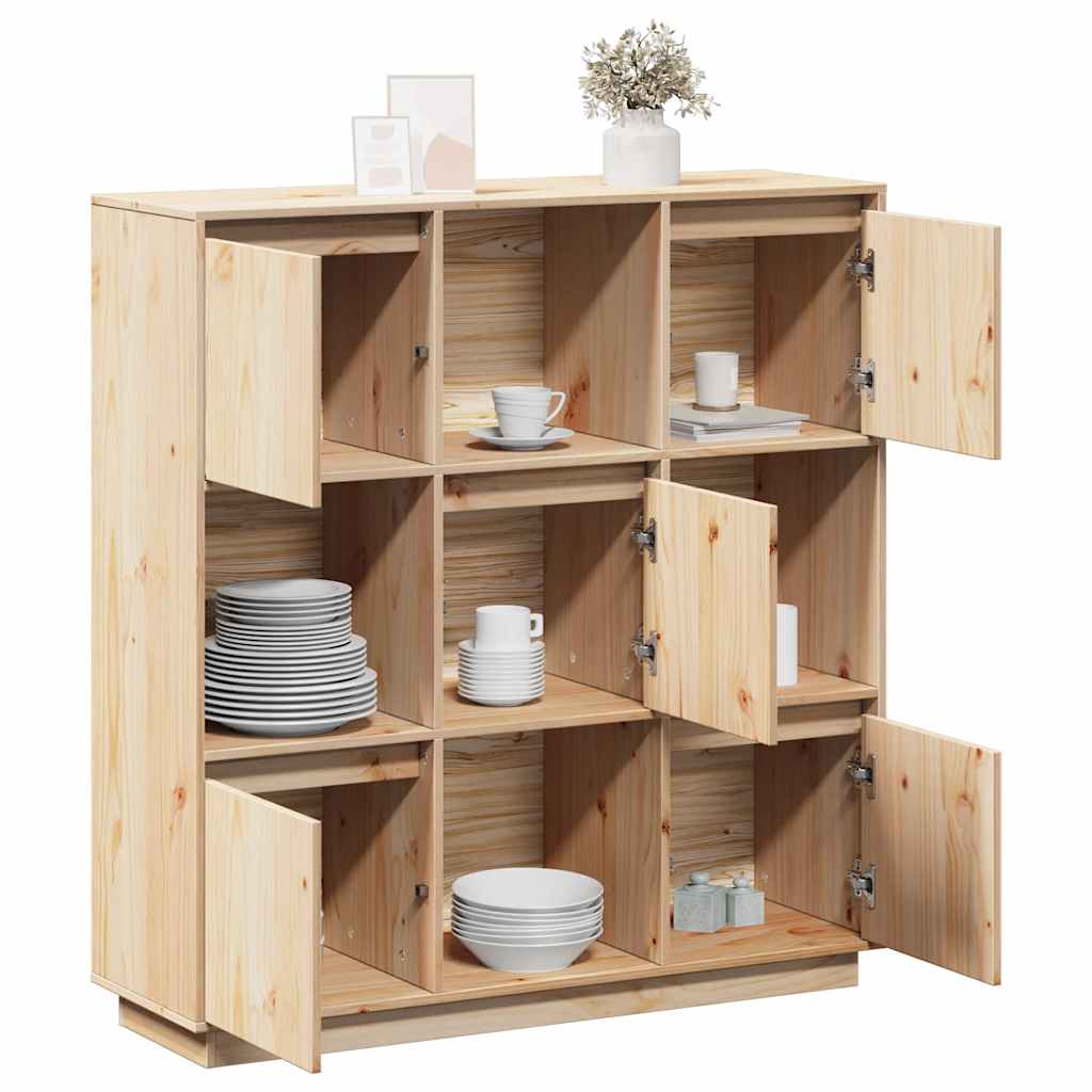 vidaXL Highboard 110,5x35x117 cm bois de pin massif