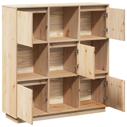 vidaXL Highboard 110,5x35x117 cm bois de pin massif