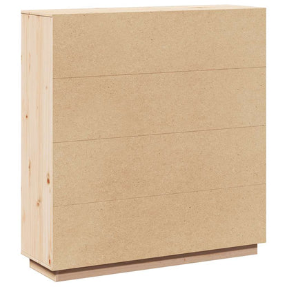 vidaXL Highboard 110,5x35x117 cm bois de pin massif