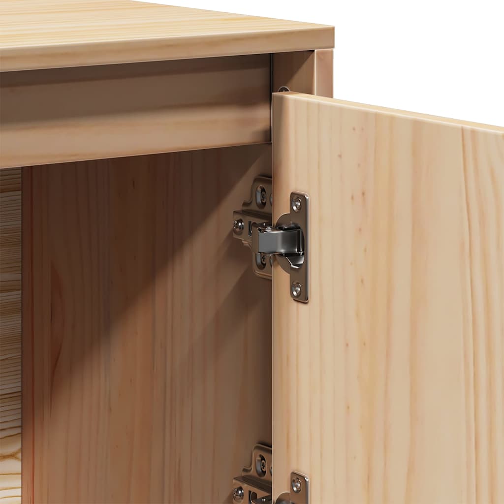 vidaXL Highboard 110,5x35x117 cm bois de pin massif