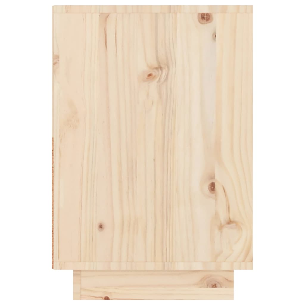 vidaXL Nachttisch 60x34x51 cm Massivholz Kiefer