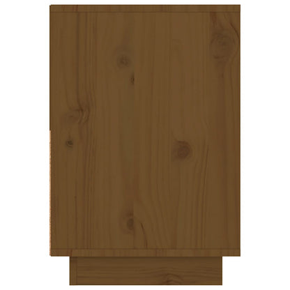 vidaXL Tables de chevet 2 pcs Marron miel 60x34x51 cm Bois de pin massif