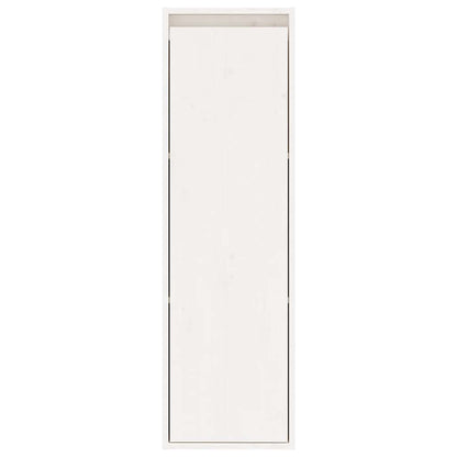 vidaXL Meubles TV 3 pcs Blanc Bois de pin massif