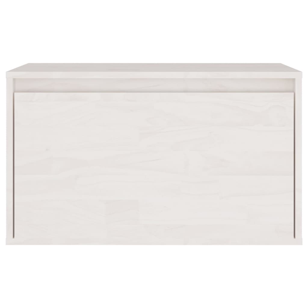 vidaXL Meubles TV 3 pcs Blanc Bois de pin massif
