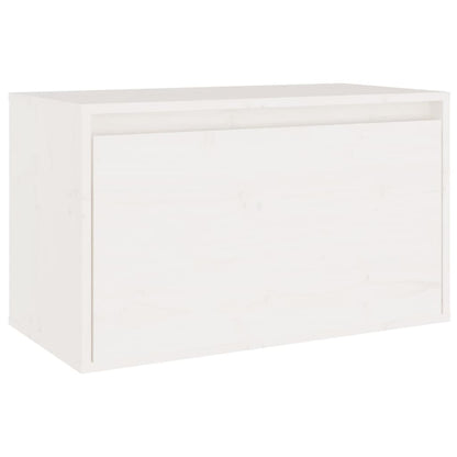 vidaXL Meubles TV 5 pcs Blanc Bois de pin massif