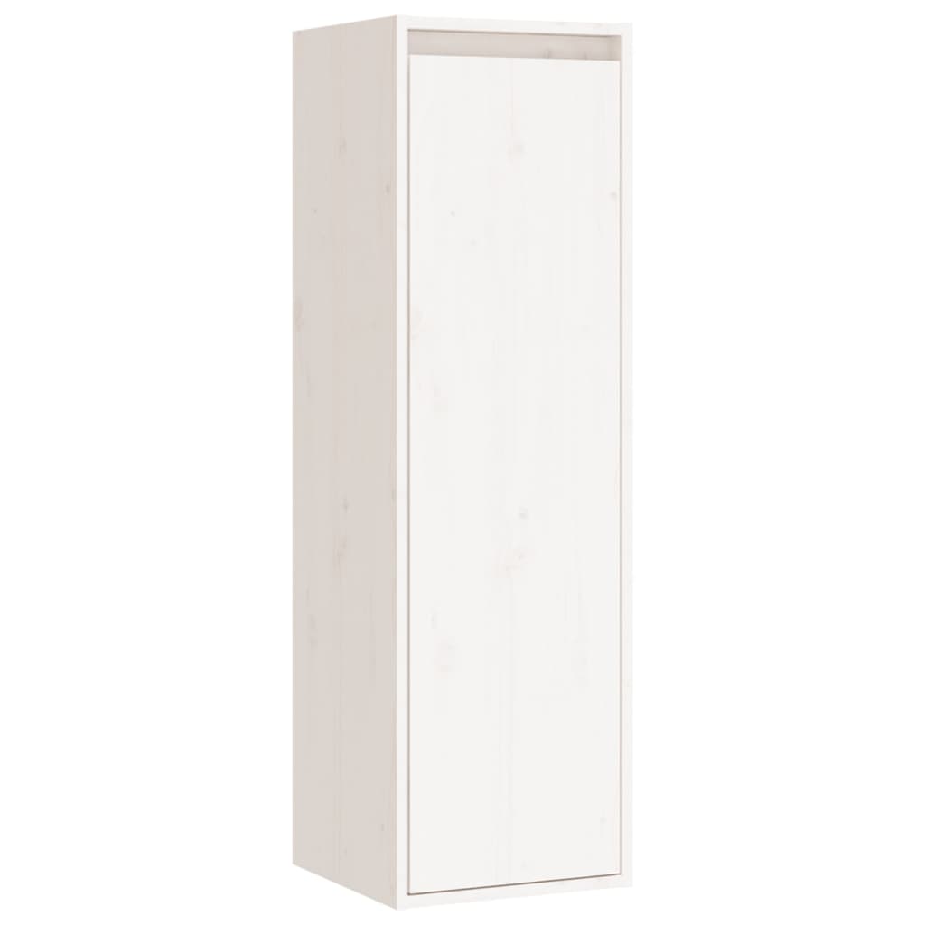vidaXL Meubles TV 8 pcs Blanc Bois de pin massif