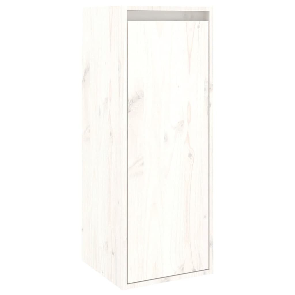 vidaXL Meubles TV 6 pcs Blanc Bois de pin massif