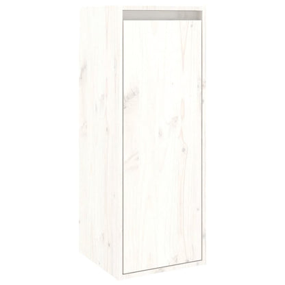 vidaXL Meubles TV 6 pcs Blanc Bois de pin massif