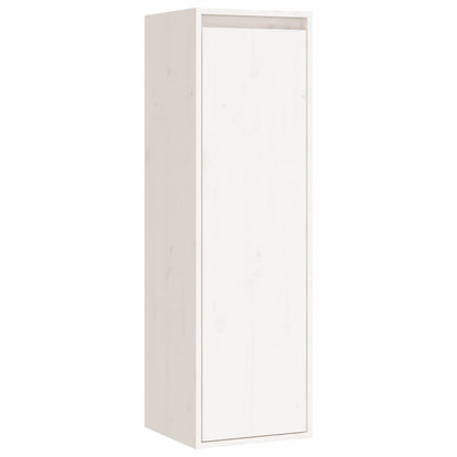 vidaXL Meubles TV 5 pcs Blanc Bois de pin massif
