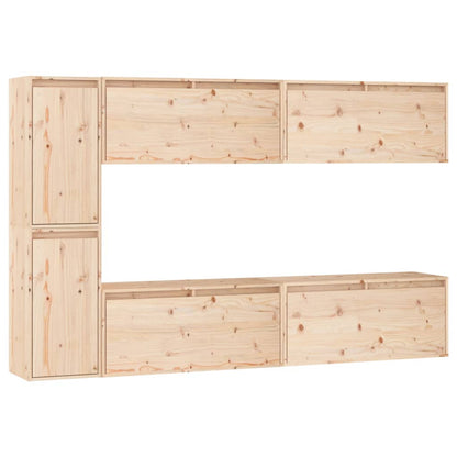 vidaXL Meubles TV 6 pcs Bois de pin massif