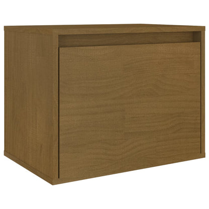 Meubles TV vidaXL 4 pcs Marron miel Bois de pin massif