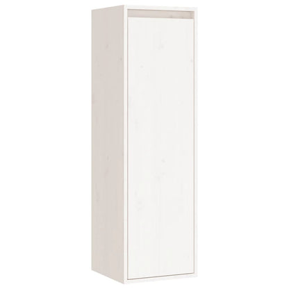 vidaXL Meubles TV 6 pcs Blanc Bois de pin massif