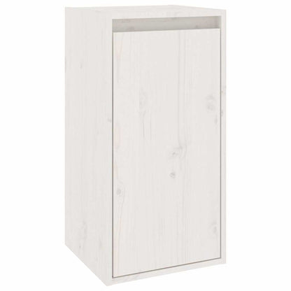 vidaXL Meubles TV 6 pcs Blanc Bois de pin massif