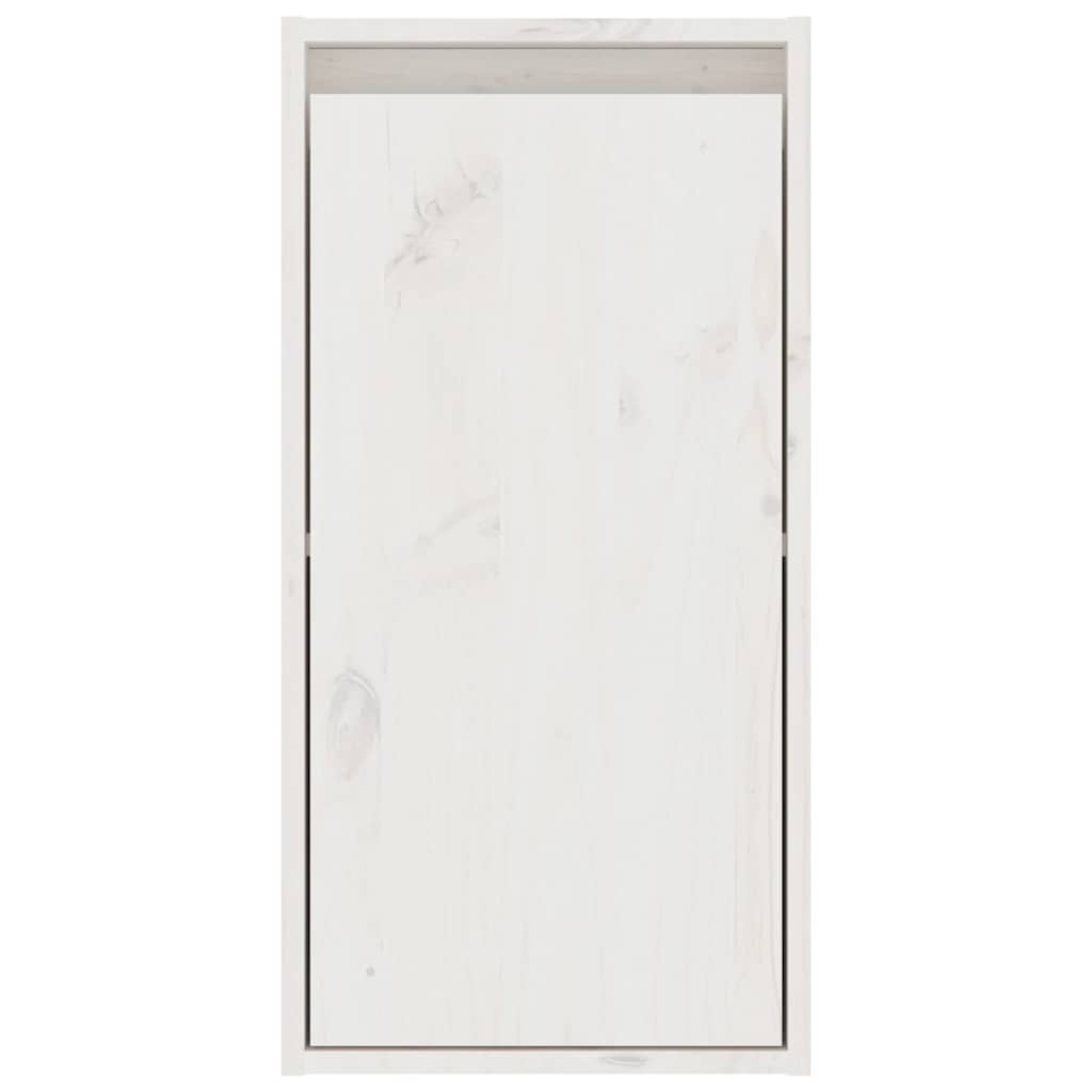 vidaXL Meubles TV 6 pcs Blanc Bois de pin massif
