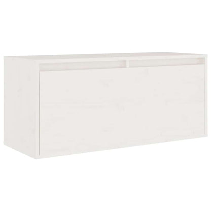 vidaXL Meubles TV 6 pcs Blanc Bois de pin massif
