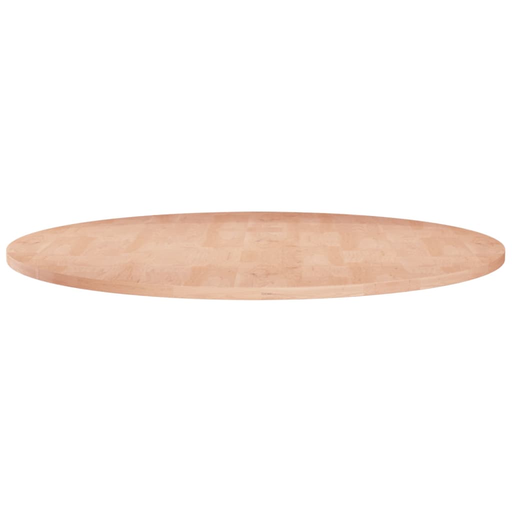 vidaXL Plateau de table rond Ø60x1,5 cm en chêne massif non traité