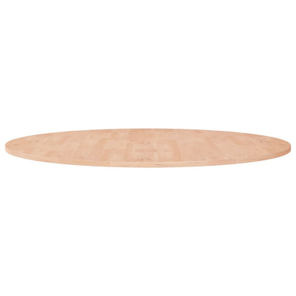 vidaXL Plateau de table rond Ø90x1,5 cm Bois de chêne massif non traité