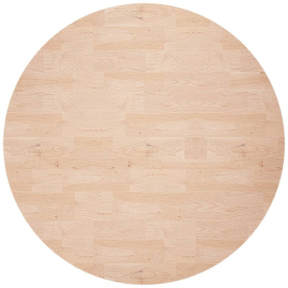 vidaXL Plateau de table rond Ø 60 x 2,5 cm en chêne massif brut