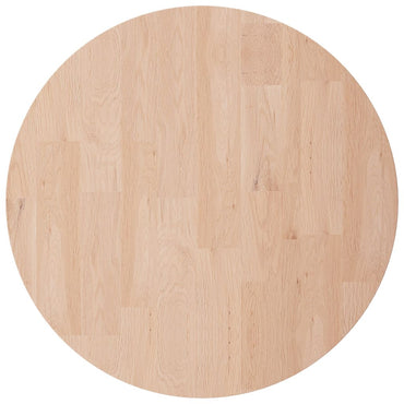 vidaXL Plateau de table rond Ø30x4 cm en chêne massif brut