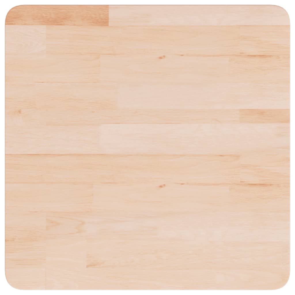 vidaXL Plateau de table carré 50x50x1,5 cm en chêne non traité