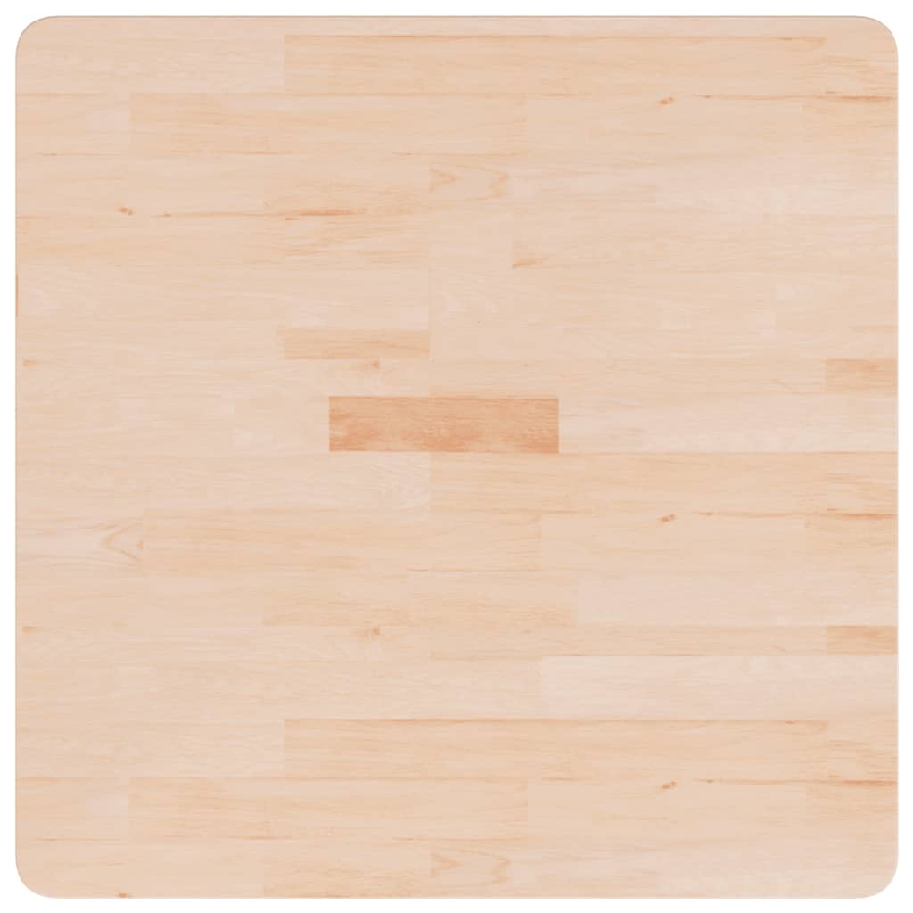 vidaXL Plateau de table carré 70x70x1,5 cm en chêne non traité