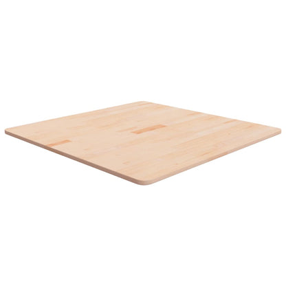 vidaXL Plateau de table carré 80x80x1,5 cm en chêne non traité