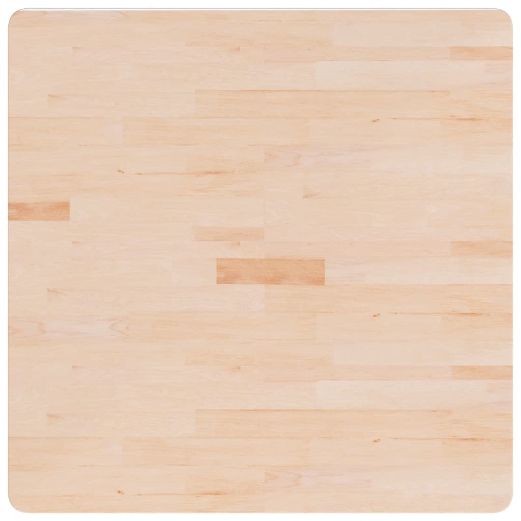 vidaXL Plateau de table carré 80x80x1,5 cm en chêne non traité