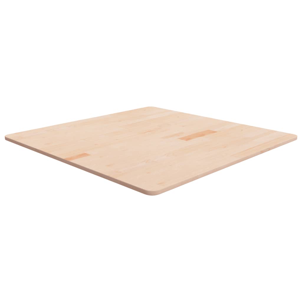 vidaXL Plateau de Table Carré 90x90x1,5 cm en Bois de Chêne Brut