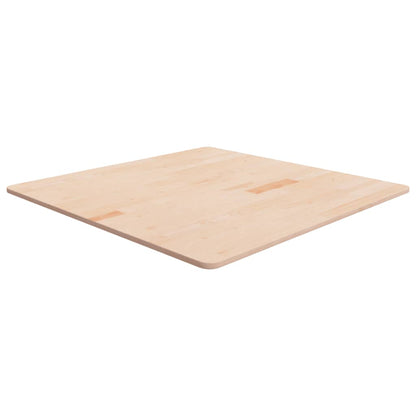 vidaXL Plateau de Table Carré 90x90x1,5 cm en Bois de Chêne Brut