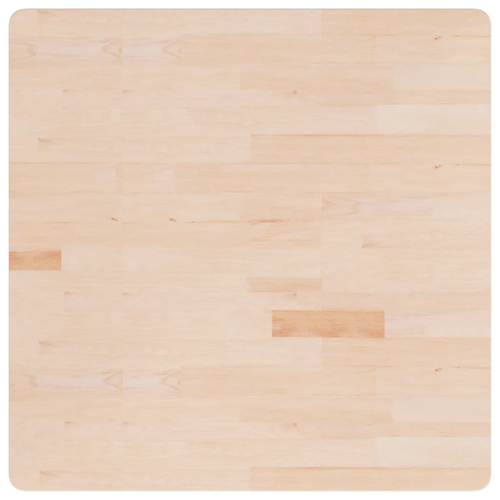 vidaXL Plateau de Table Carré 90x90x1,5 cm en Bois de Chêne Brut