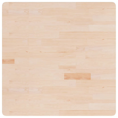 vidaXL Plateau de Table Carré 90x90x1,5 cm en Bois de Chêne Brut