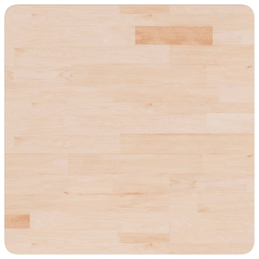 vidaXL Plateau de Table Carré 60x60x2,5 cm Bois de Chêne Brut