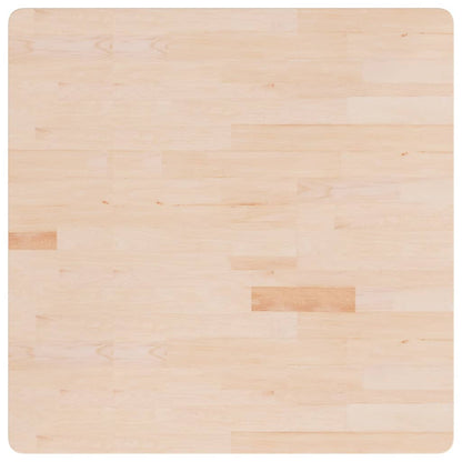 vidaXL Tischplatte Quadratisch 90x90x2,5 cm Eichenholz Unbehandelt
