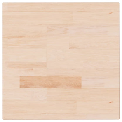 vidaXL Tischplatte Quadratisch 40x40x4 cm Eichenholz Unbehandelt