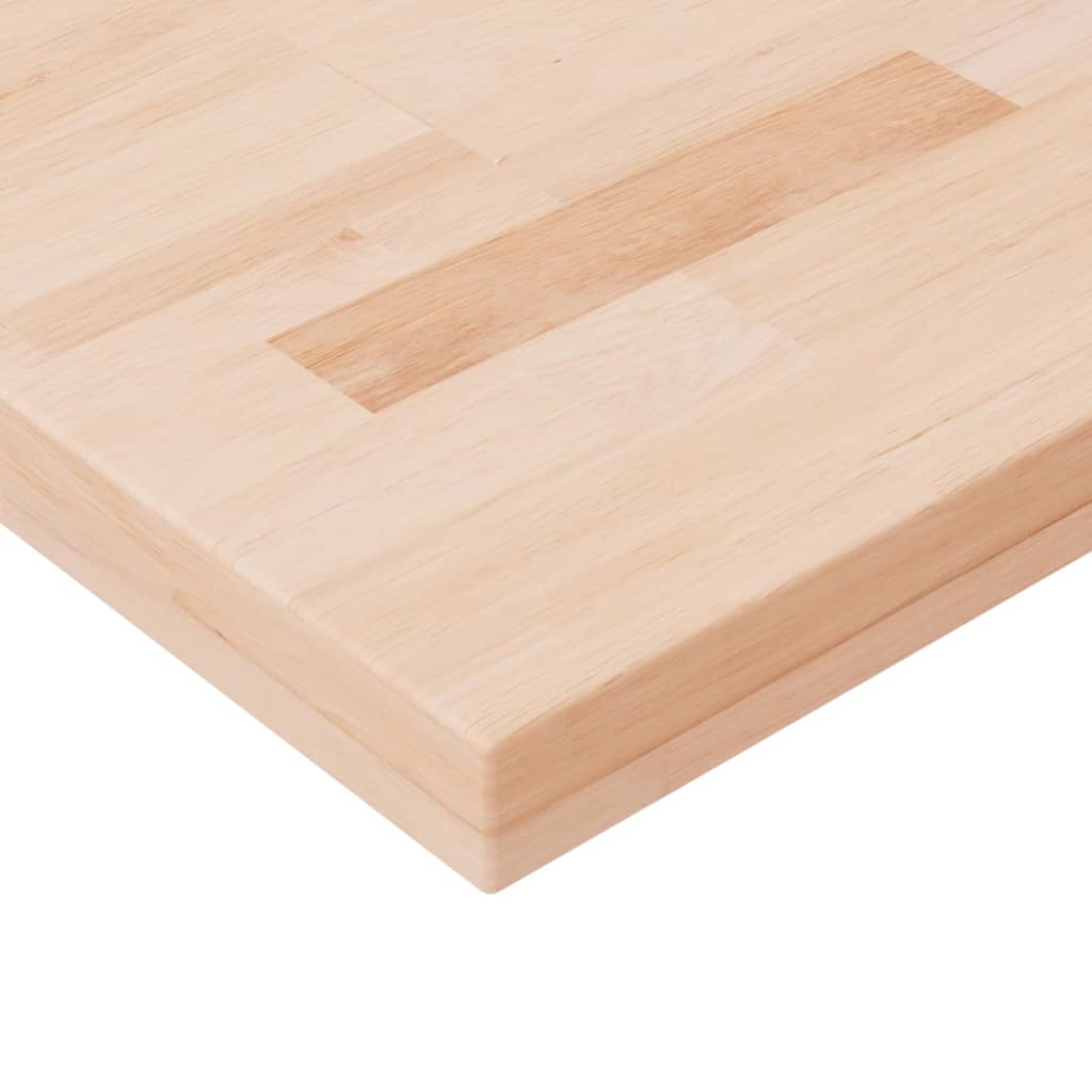 vidaXL Tischplatte Quadratisch 40x40x4 cm Eichenholz Unbehandelt