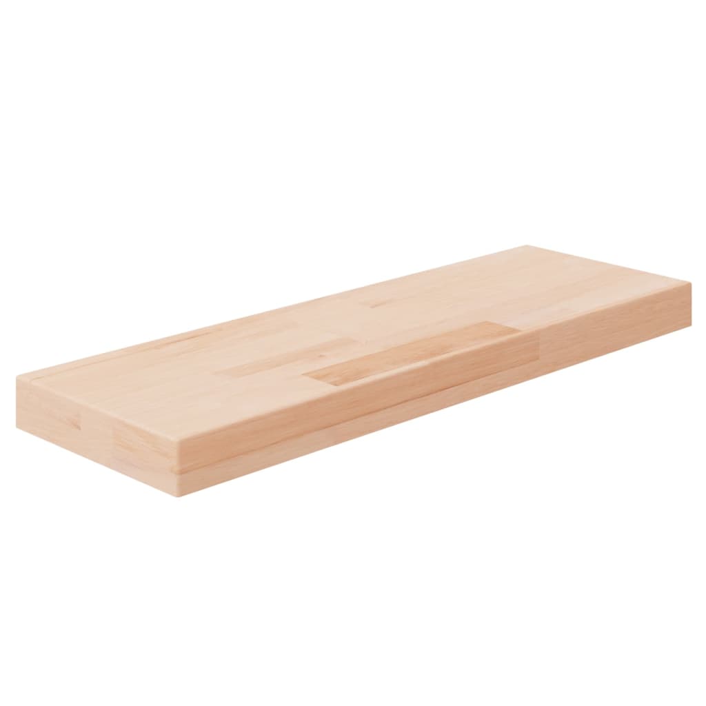 vidaXL Étagère murale 60x20x4 cm Bois de chêne massif non traité