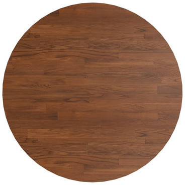 vidaXL Plateau de table rond bois de chêne traité marron foncé Ø70x1,5 cm
